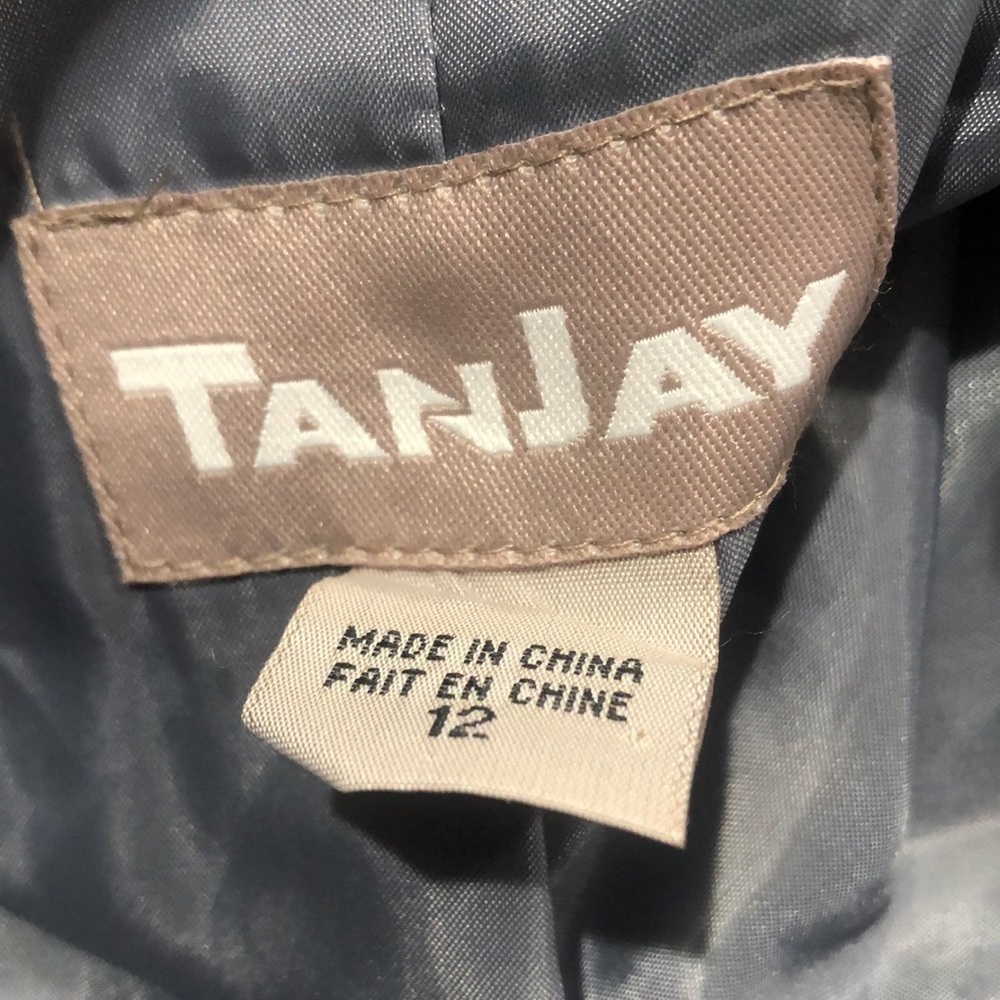 Tanjay Teal Plaid Button-Front Jacket Women's Siz… - image 7